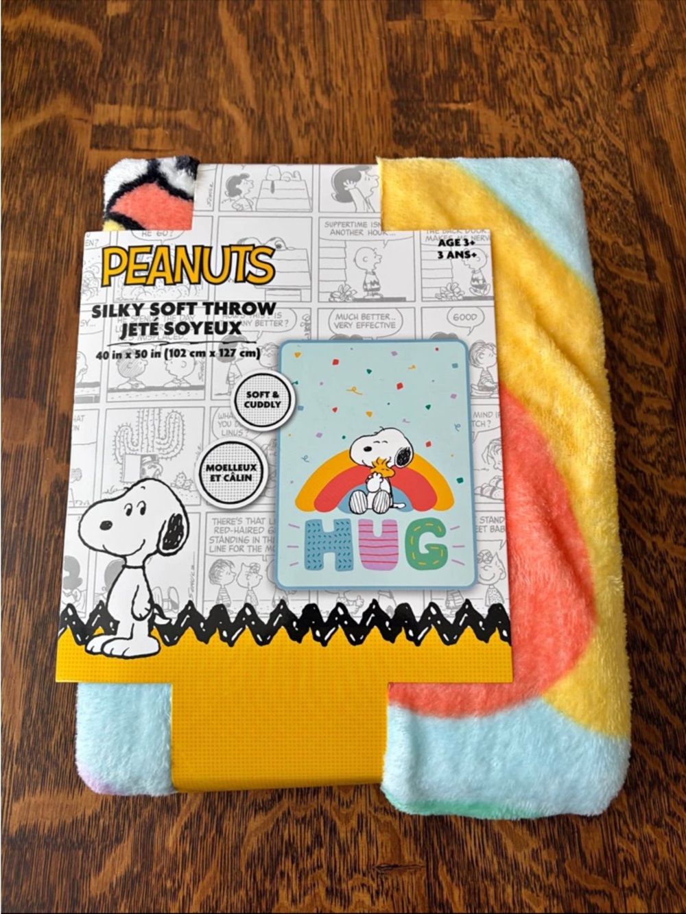 Snoopy Peanuts Blanket NWT